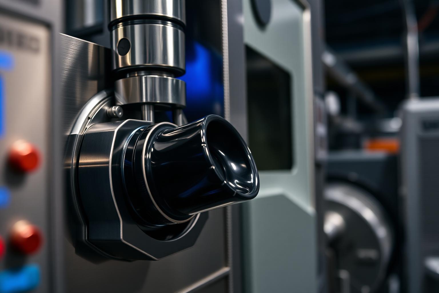 Präzisionsspritzguss bei Horst Hähl – industrielle Spritzgussmaschine im Serienbetrieb